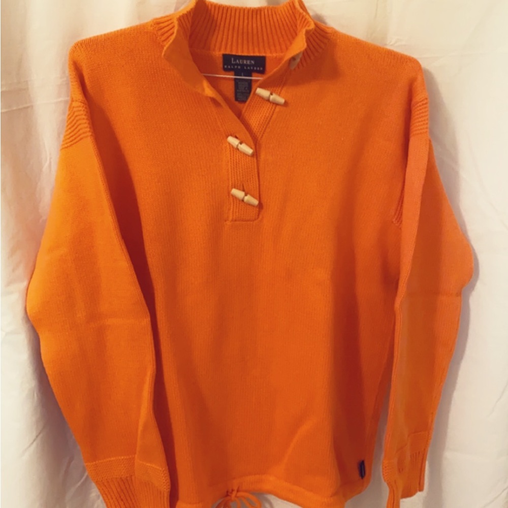 Ralph Lauren sweater with some striped detailing